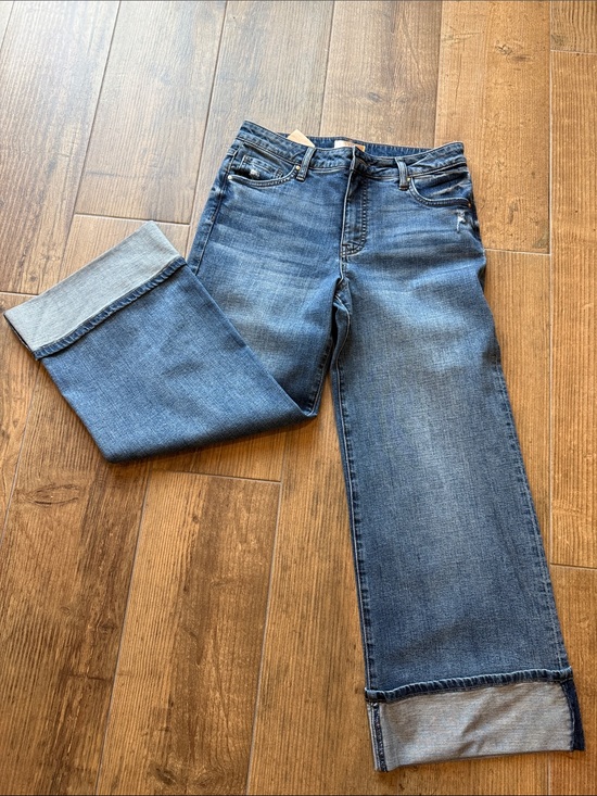Kut from the Kloth Denim - Classic Women's Blue Wide-Leg Jeans